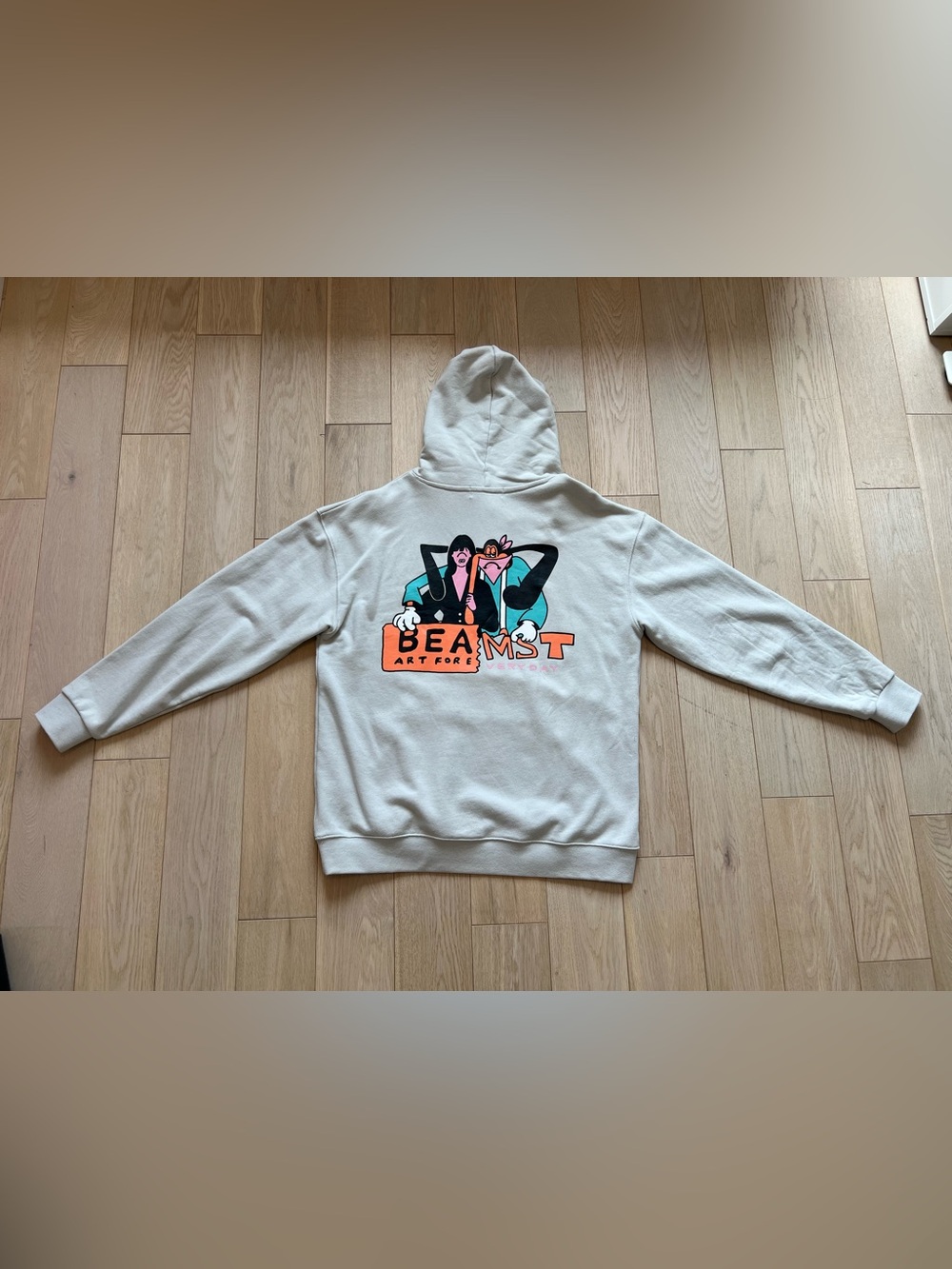 Beams T Japan Hoodie (Limited/Rare) (Grey - Large)